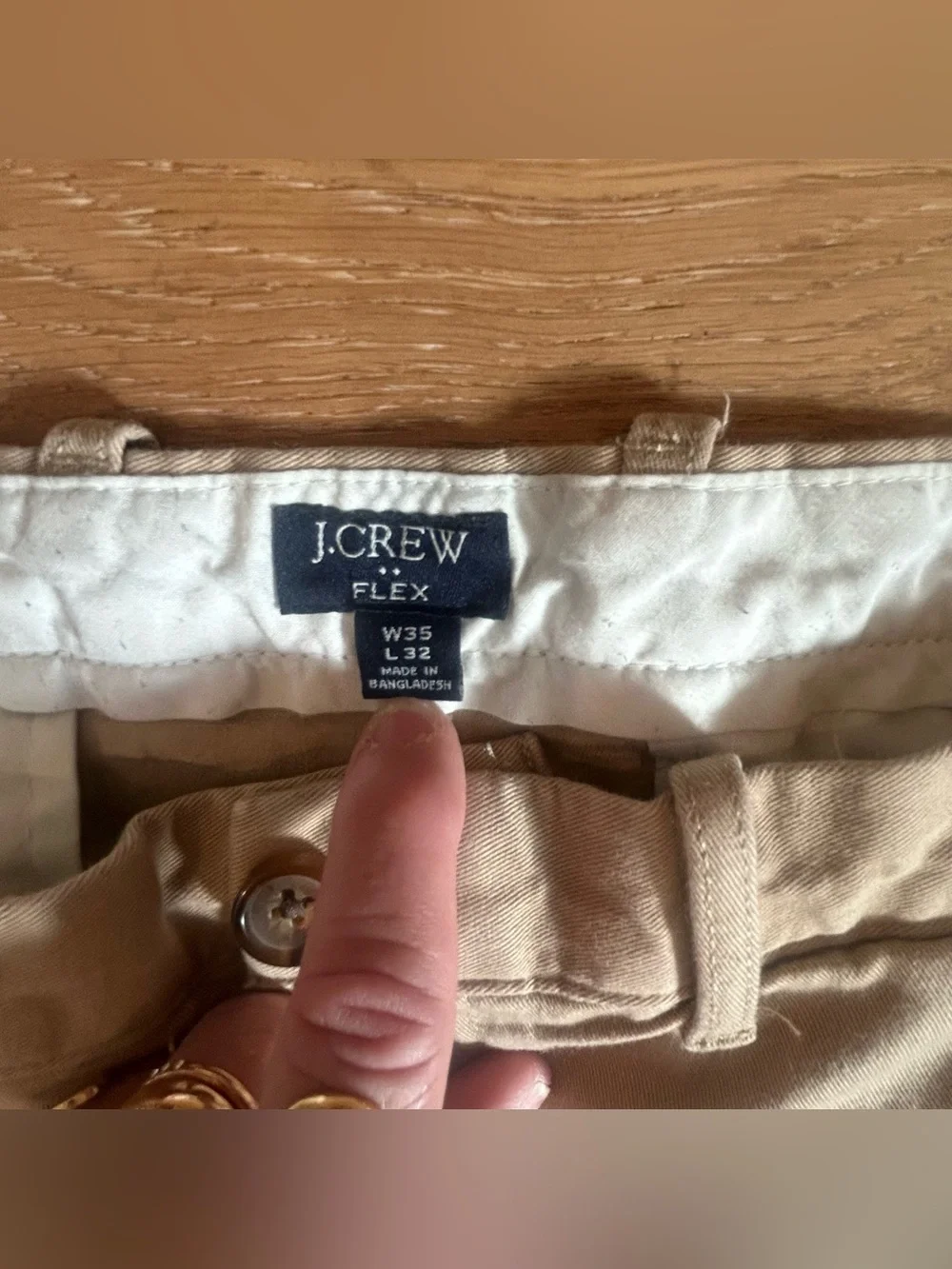 J.Crew Slim Flex Chino W35/L32